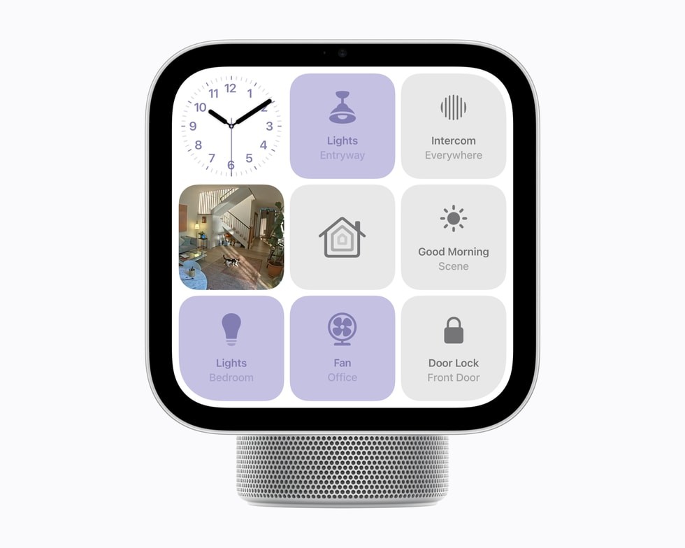 New Apple HomeView displaying smart-home controls