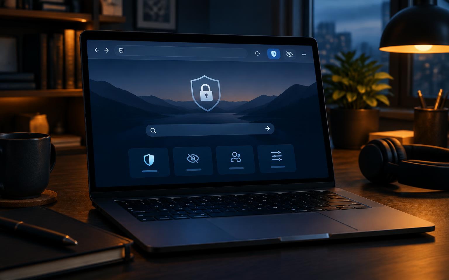 Privacy controls displayed in a modern web browser