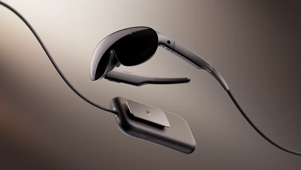 Meta VR Glasses with their external compute pack